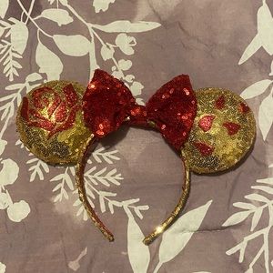 Custom Beauty and the Beast mouse ears